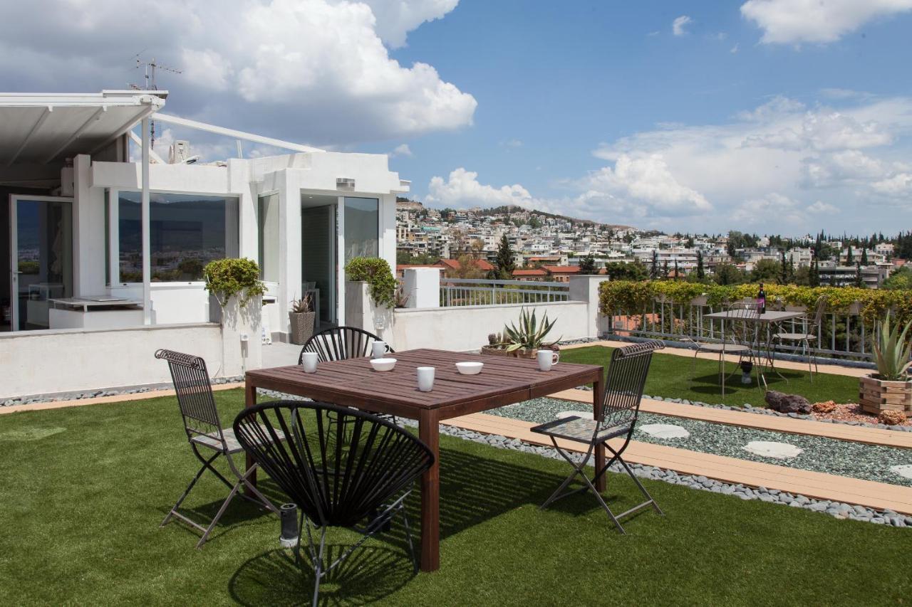 דירות אתונה Gorgeous Penthouse With Private Jacuzzi And Amazing View! מראה חיצוני תמונה