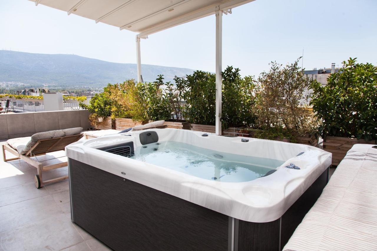 דירות אתונה Gorgeous Penthouse With Private Jacuzzi And Amazing View! מראה חיצוני תמונה
